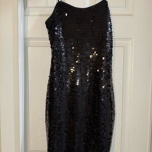Maurices Black Sequin Mini Dress